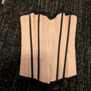 Dreamgirl Vintage Light Pink Corset SMALL Whimsy Goth Lolita